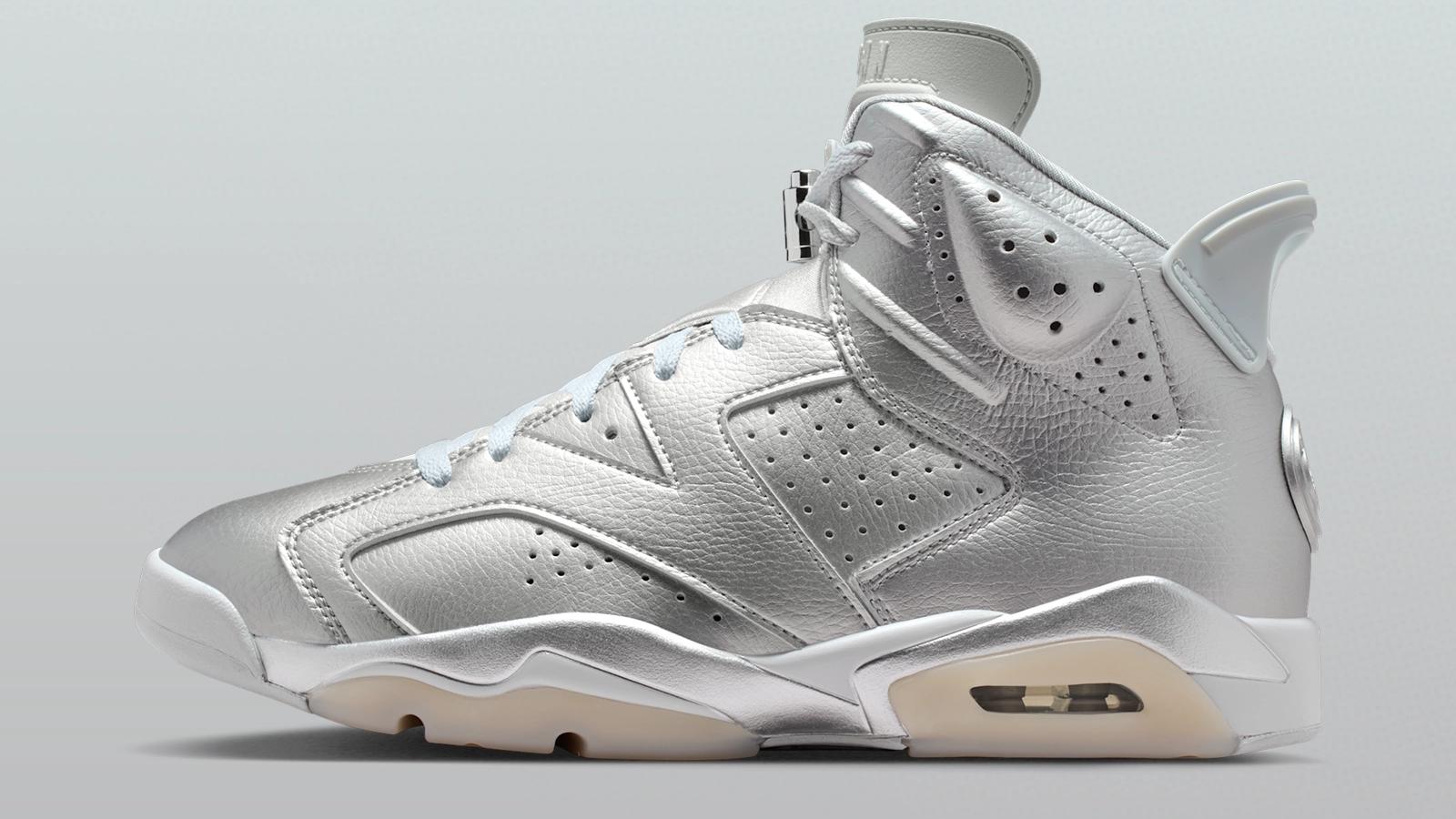 Paris Saint-Germain x Air Jordan 6 Retro “Metallic Silver”