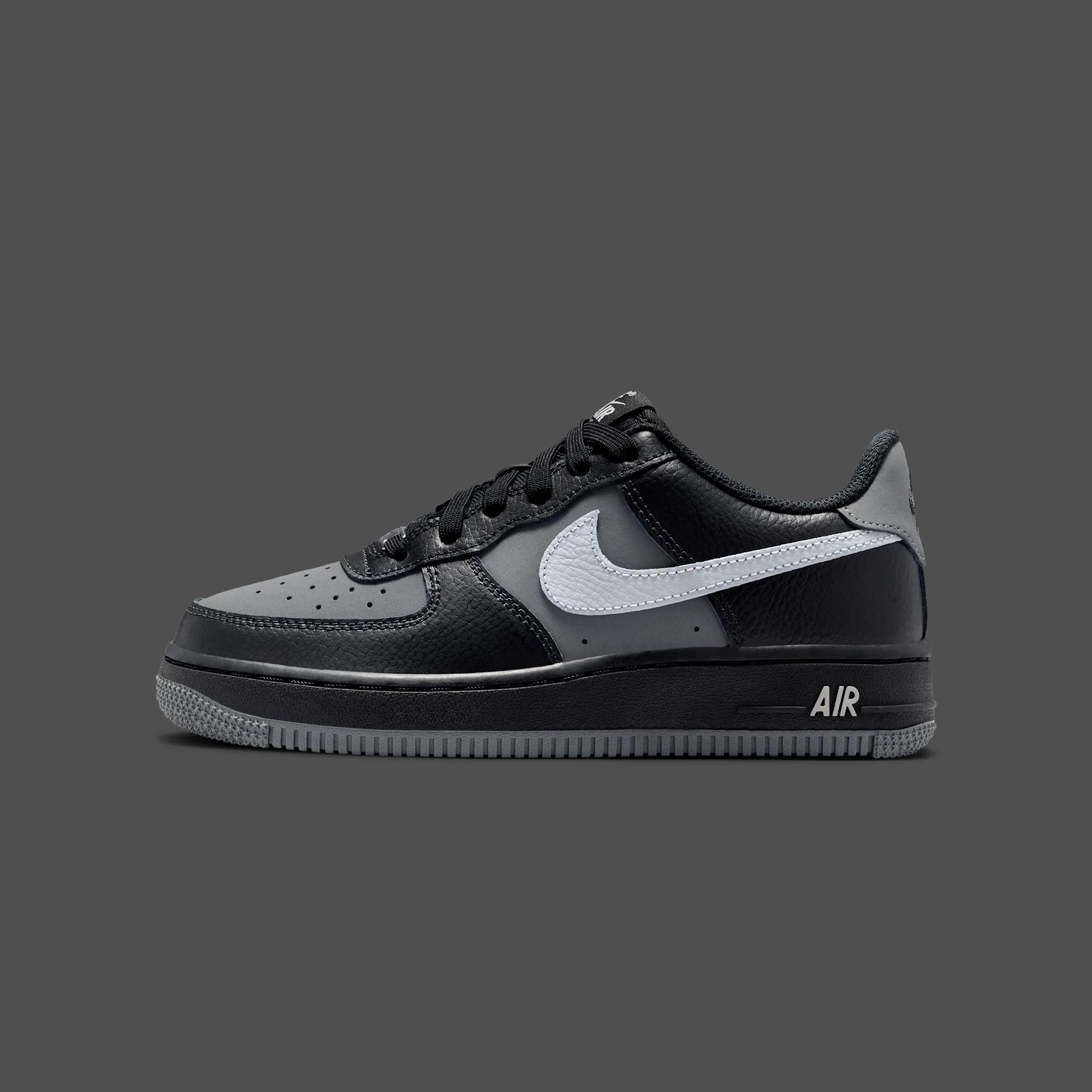 Nike Air Force 1 Low GS "Black & Iron Grey" drops April 1st, 2026