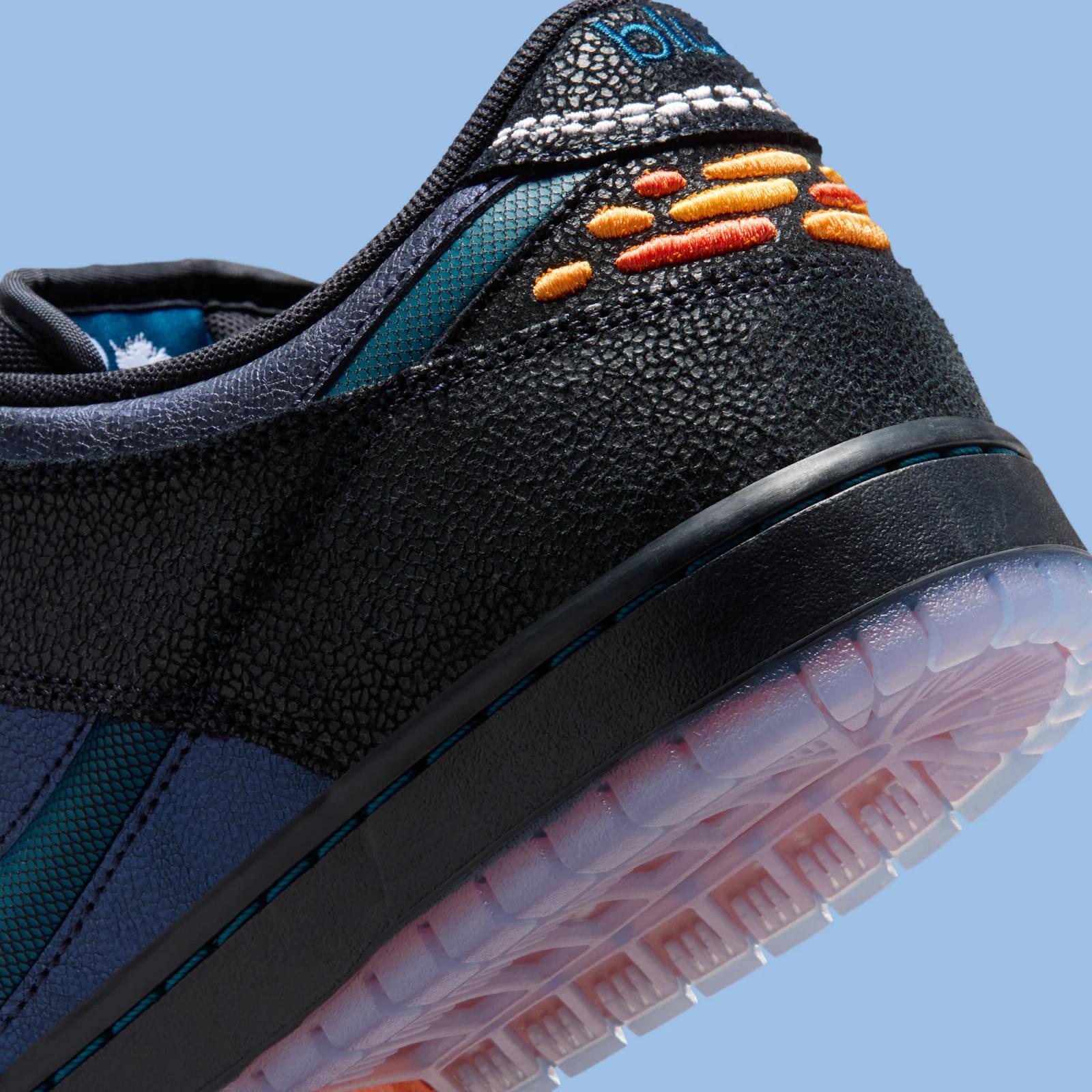 Bluetile x Nike SB Dunk Low Pro QS "Black & Marina" drops May 8th, 2026