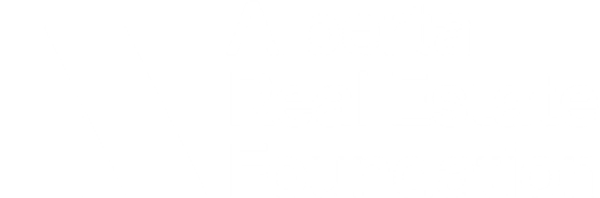 The Alberta Real Estate Foundation logo in white, with a stylized 'A' mark beside three stacked lines of text.