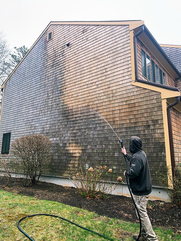 Brookstone Painting & Carpentry is a residential painting company in Plymouth, MA offering power washing, pressure washing, and soft washing services.