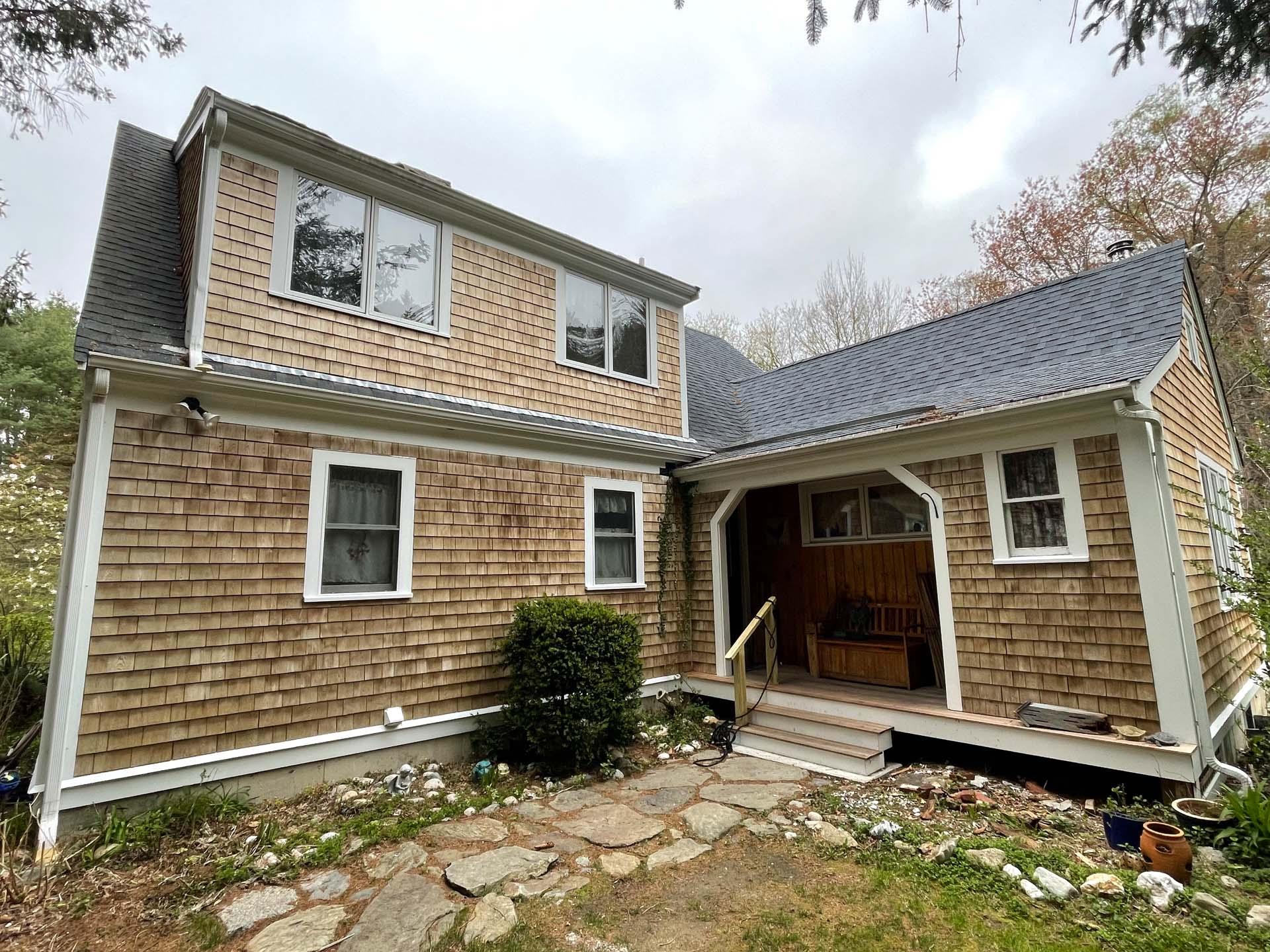 Brookstone Painting & Carpentry offers power washing, pressure washing, and soft washing home exterior cleaning services.