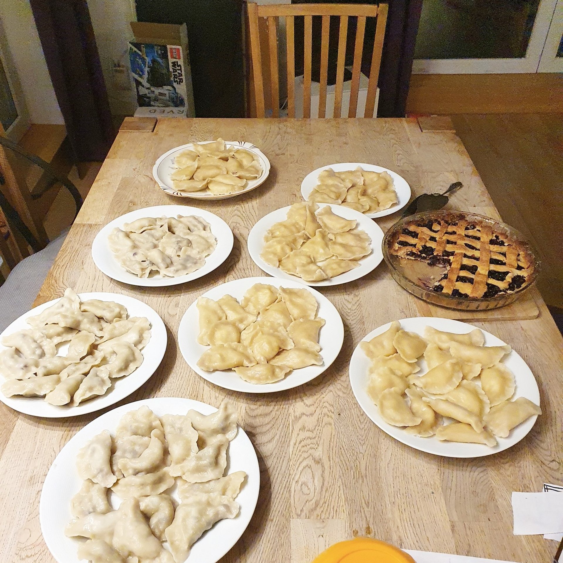 Pierogi ruskie, z pieczarkami i serem Pierogi ruskie, z pieczarkami i serem