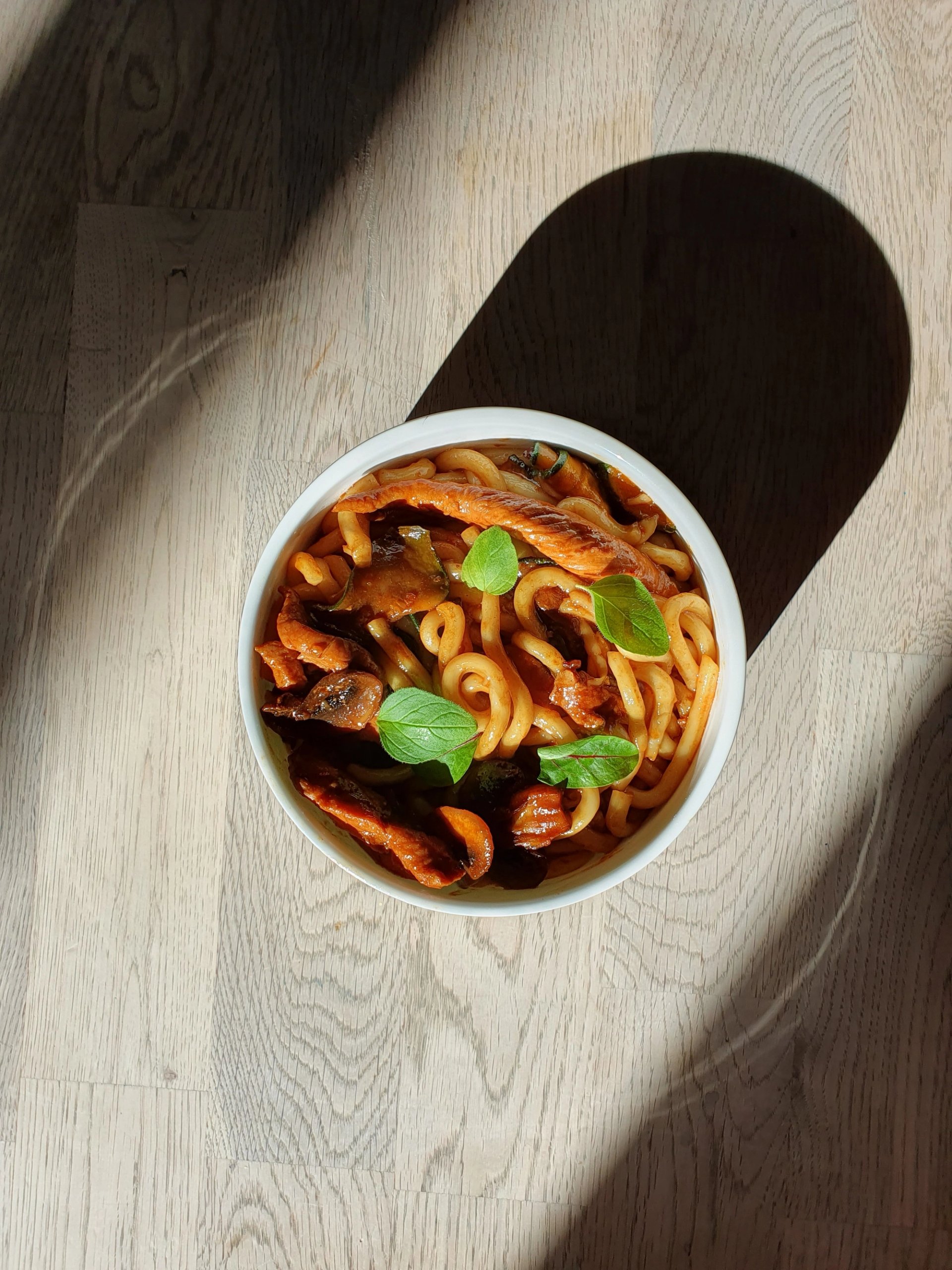 Udon z kurczakiem Udon z kurczakiem