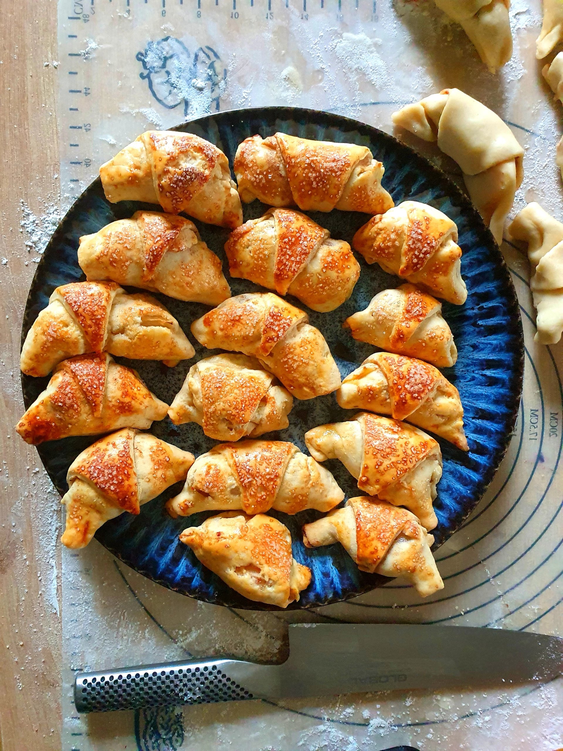 Rogaliki, krucho drożdżowe, najlepsze Rogaliki, krucho drożdżowe, najlepsze