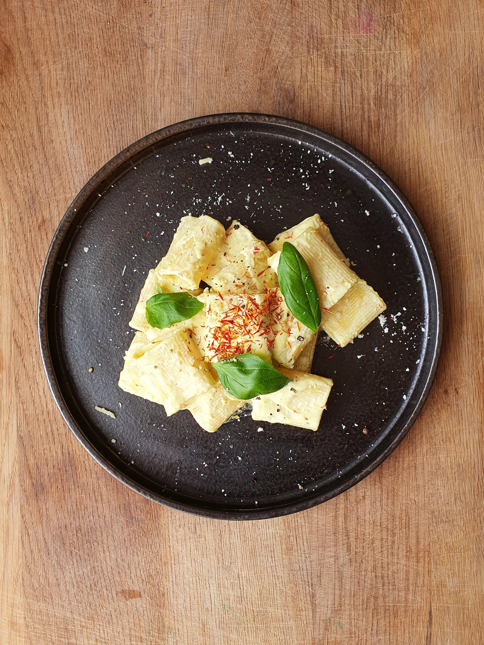 Paccheri, z cytrynowym mascarpone, i krokoszem!