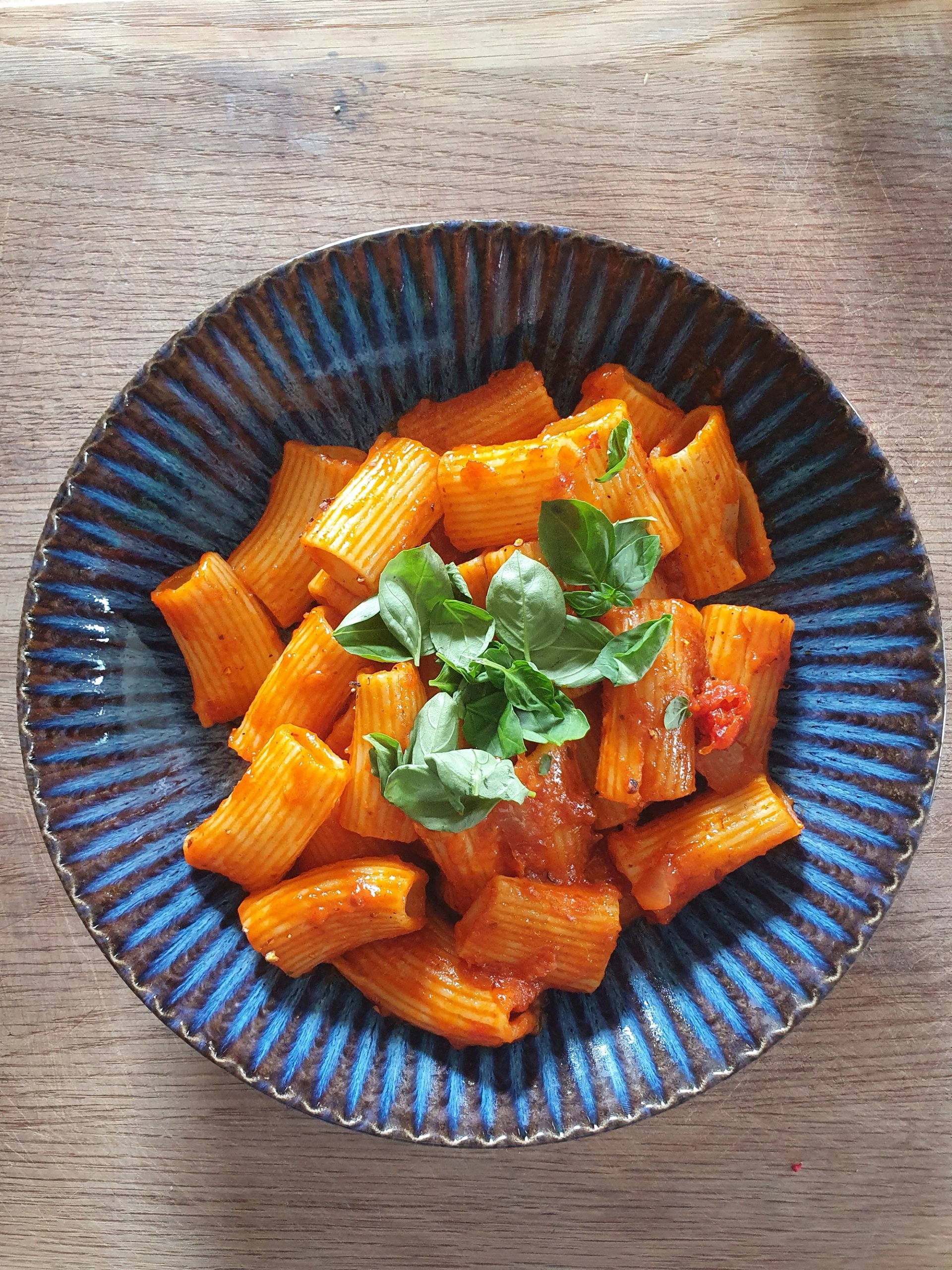 Rigatoni, takie trochę amatriciana Rigatoni, takie trochę amatriciana