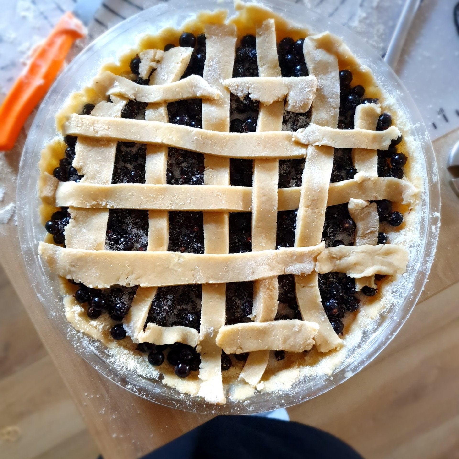 Tarta z czarną porzeczką Tarta z czarną porzeczką