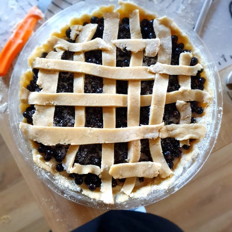 Tarta z czarną porzeczką Tarta z czarną porzeczką