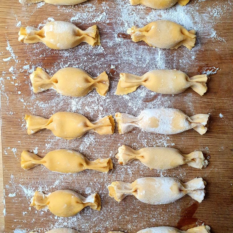 Caramelle z kurkami i ricottą Caramelle z kurkami i ricottą