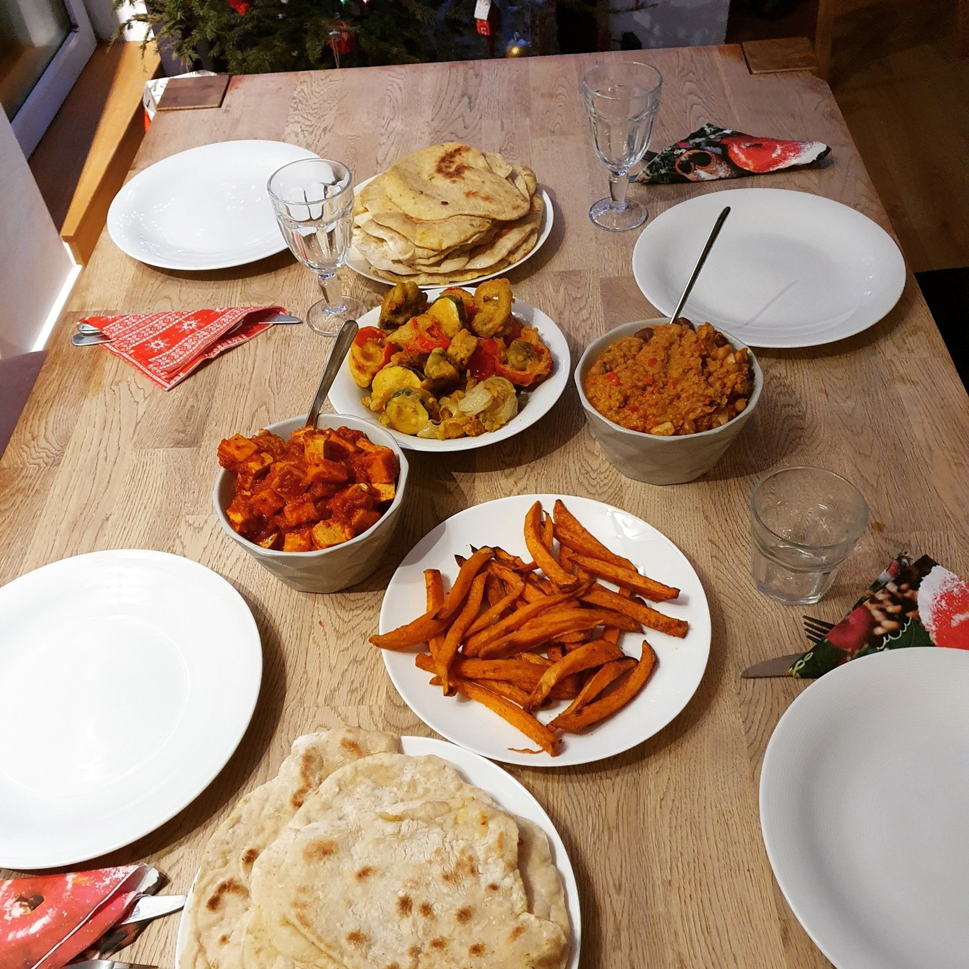 Hinduska kolacja na bogato