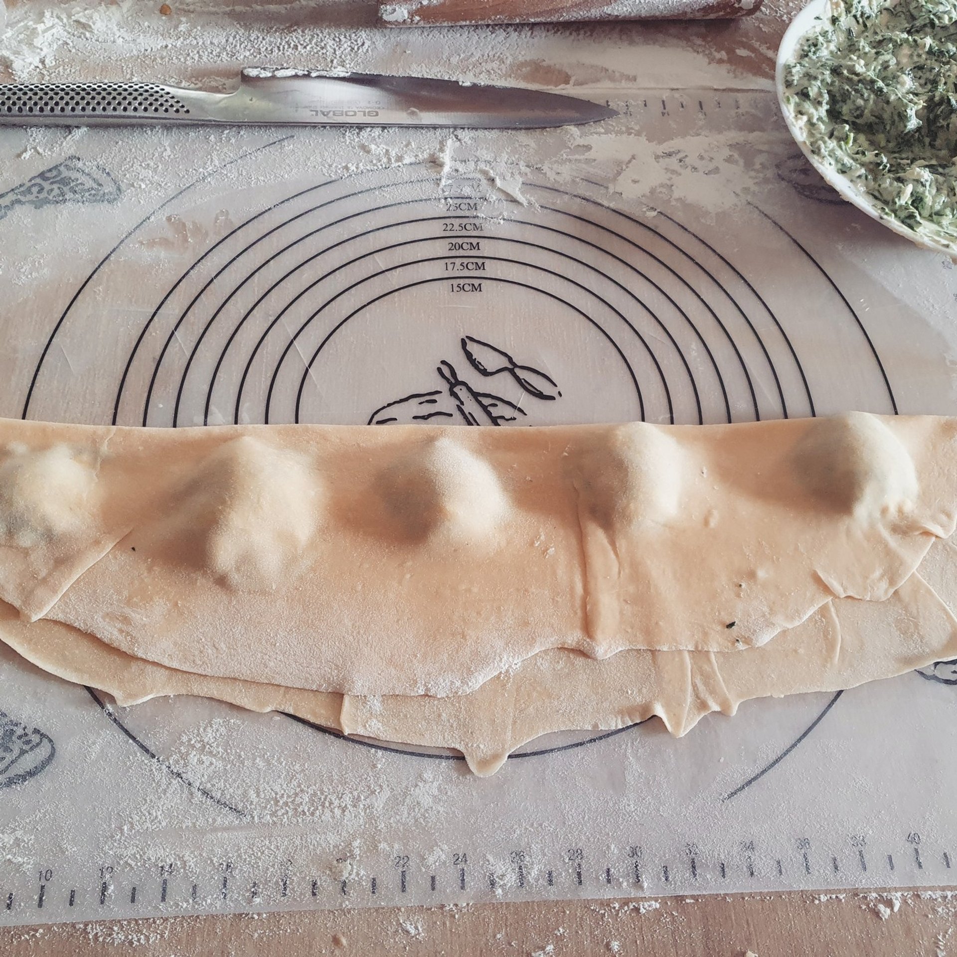 Ravioli z mascarpone, bo ricotta była niedobra