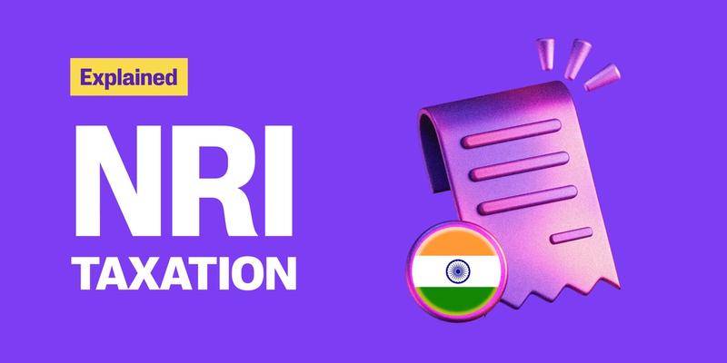 NRI taxation rules explained — cover image with tax receipt and Indian flag
