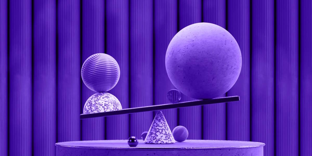 Abstract balance concept representing the Balance of Payments and how financial inflows and outflows stay aligned.