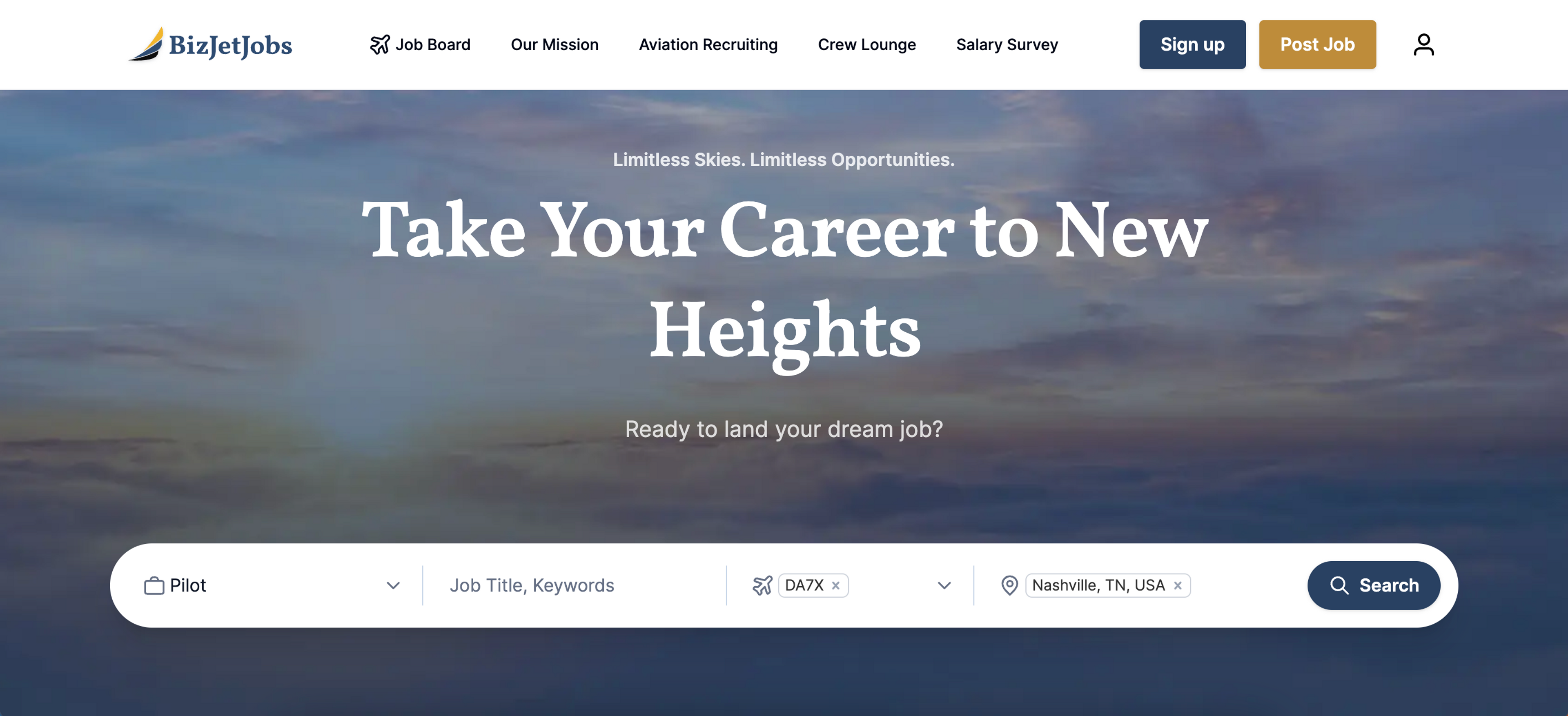 Unveiling a New Platform: Same Exceptional Service at BizJetJobs.com!