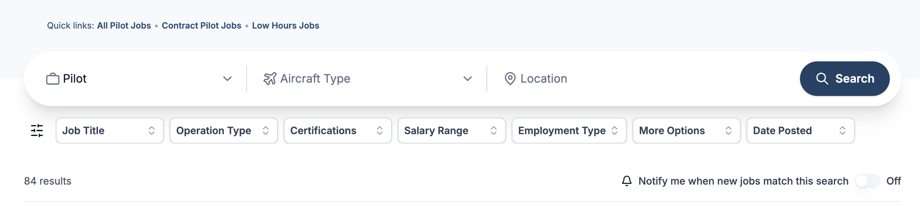 Bizjetjobs.com Just Got Even Easier to Use: New Search and Profile Update Improvements!