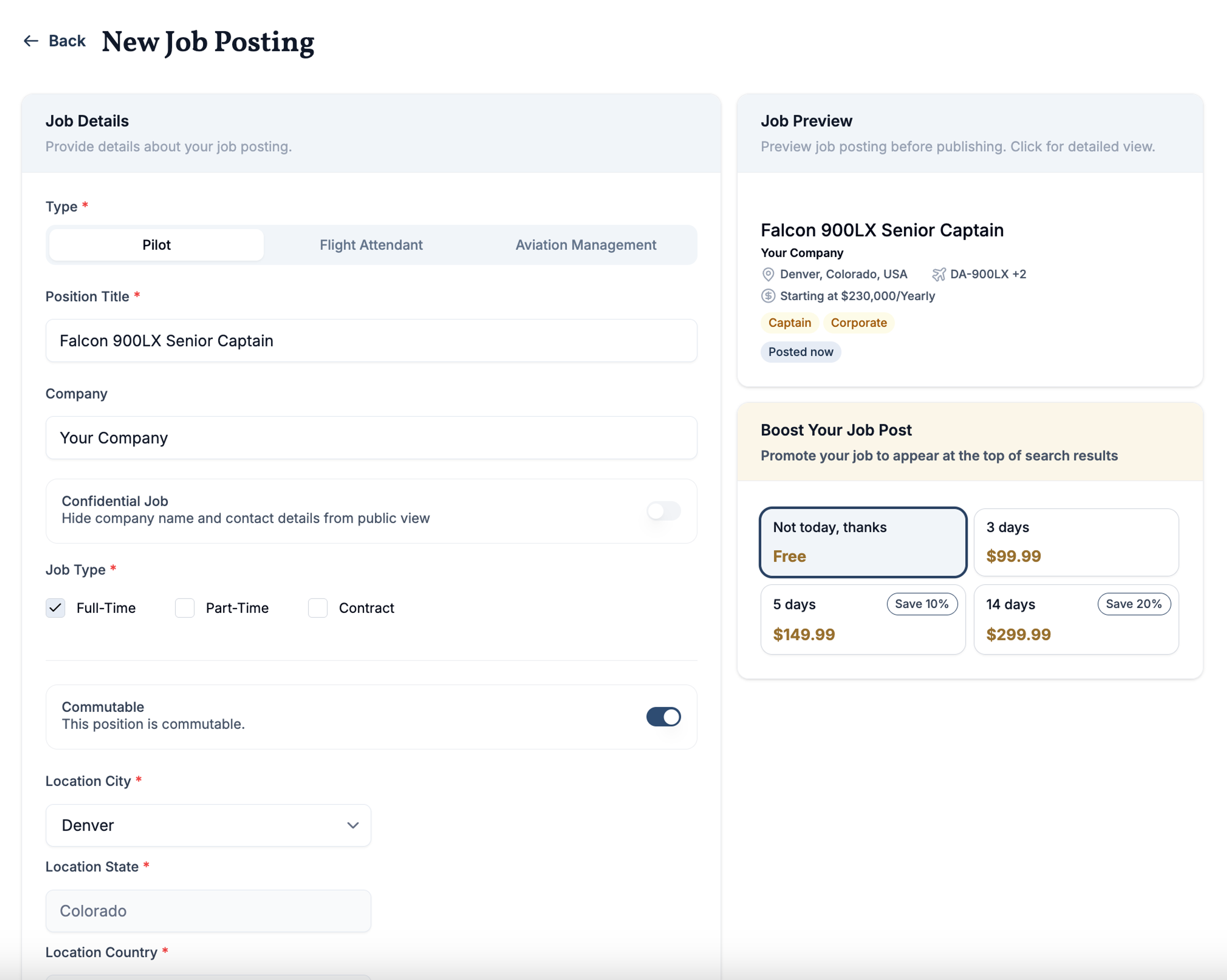 Posting Jobs on Bizjetjobs.com Just Got Easier!