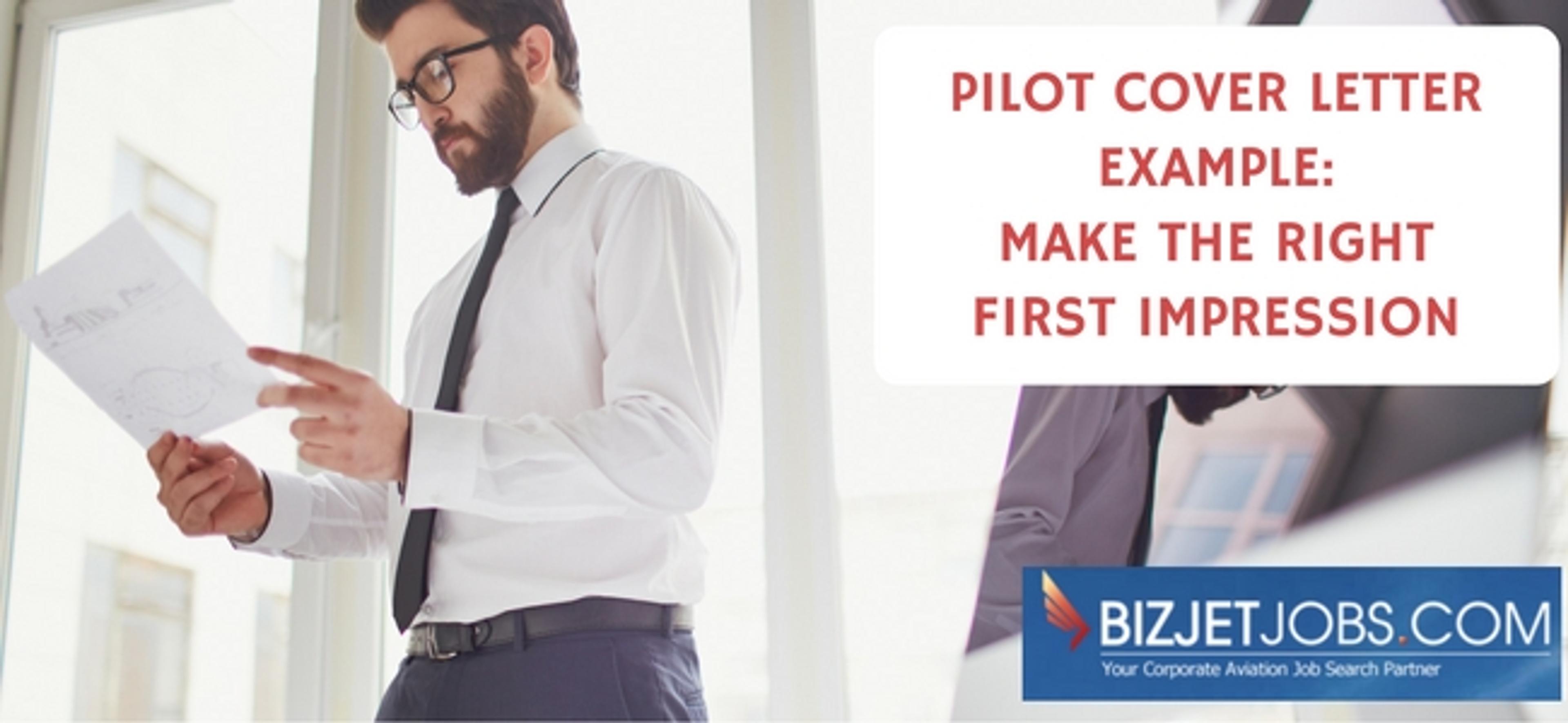 Pilot Cover Letter Example from Aviation HR Expert Angie Marshall: Make the Right First Impression!