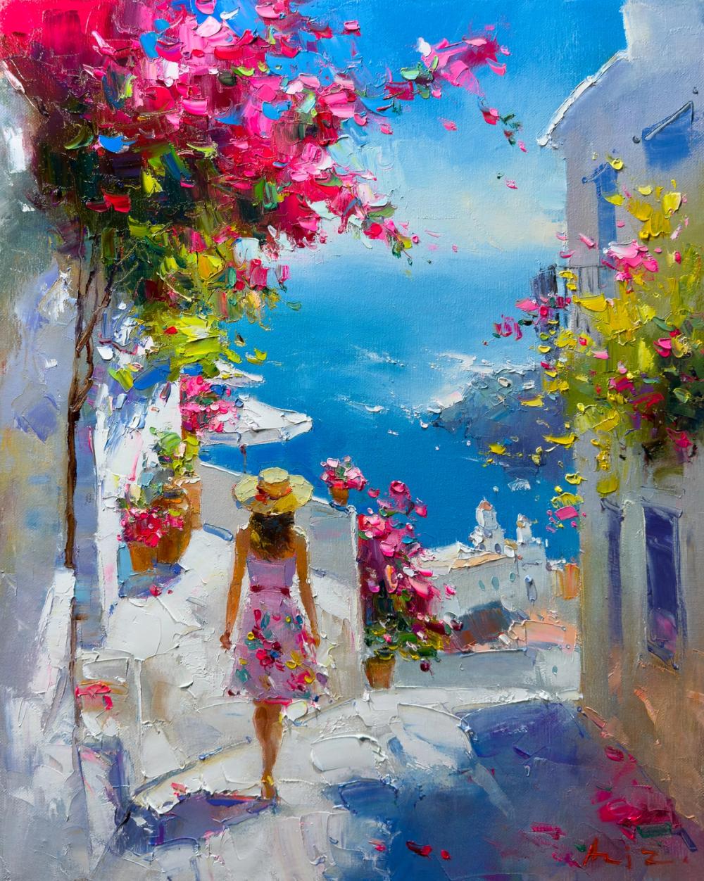 A sunny day in Santorini