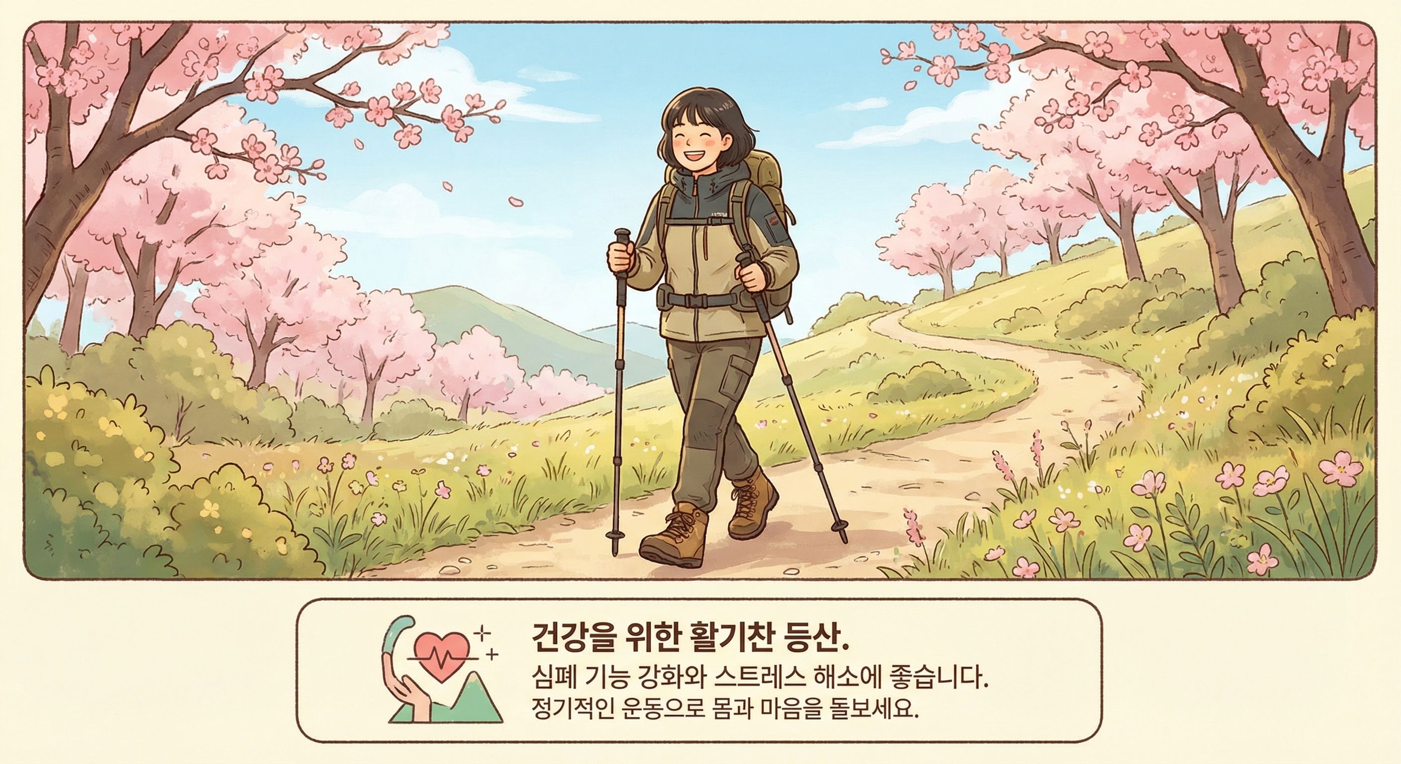 봄맞이 가벼운 등산, 초보자를 위한 준비물과 코스 추천 관련 이미지 1