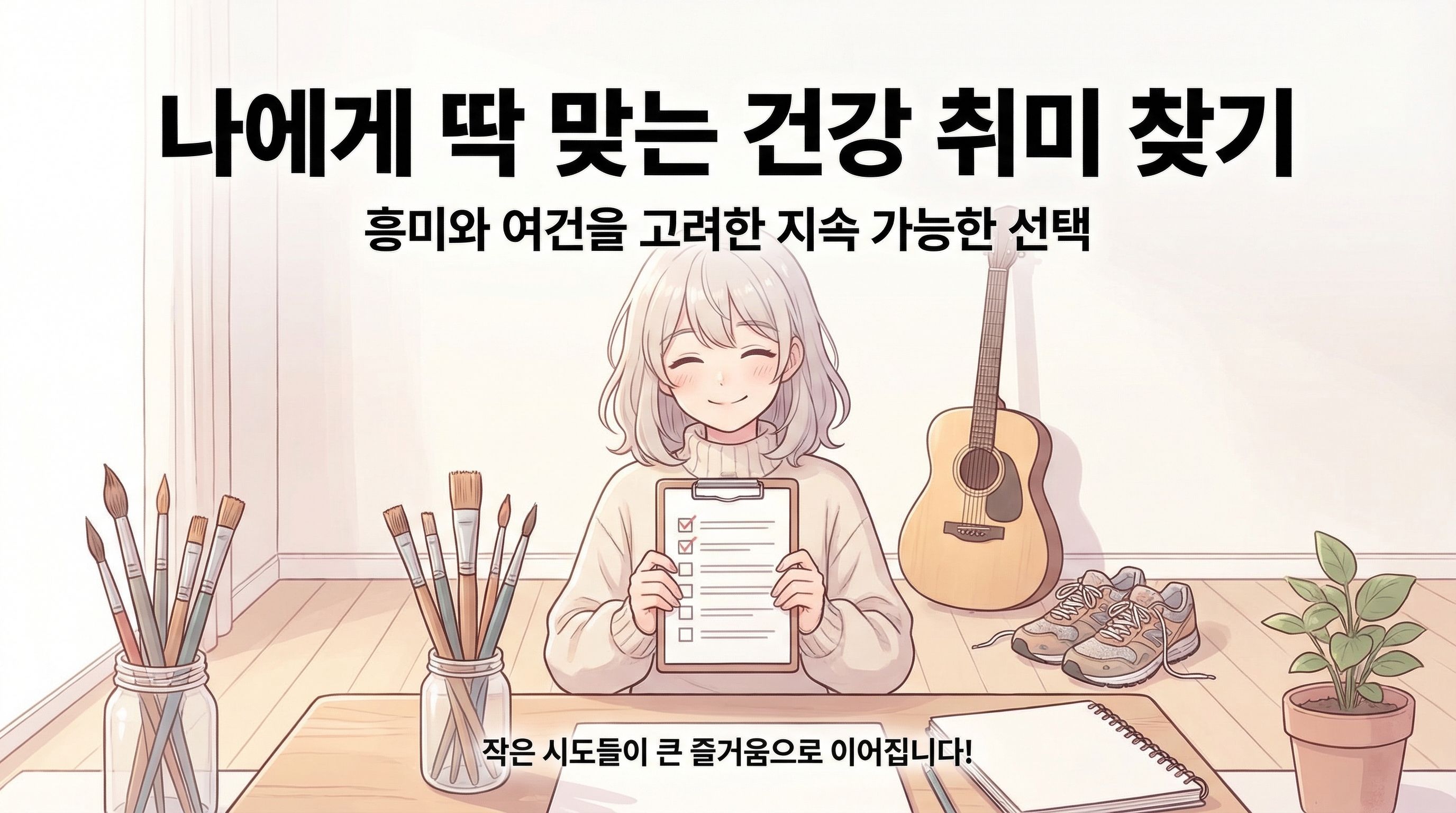 건강한 취미 생활 가이드 실천 방법 설명