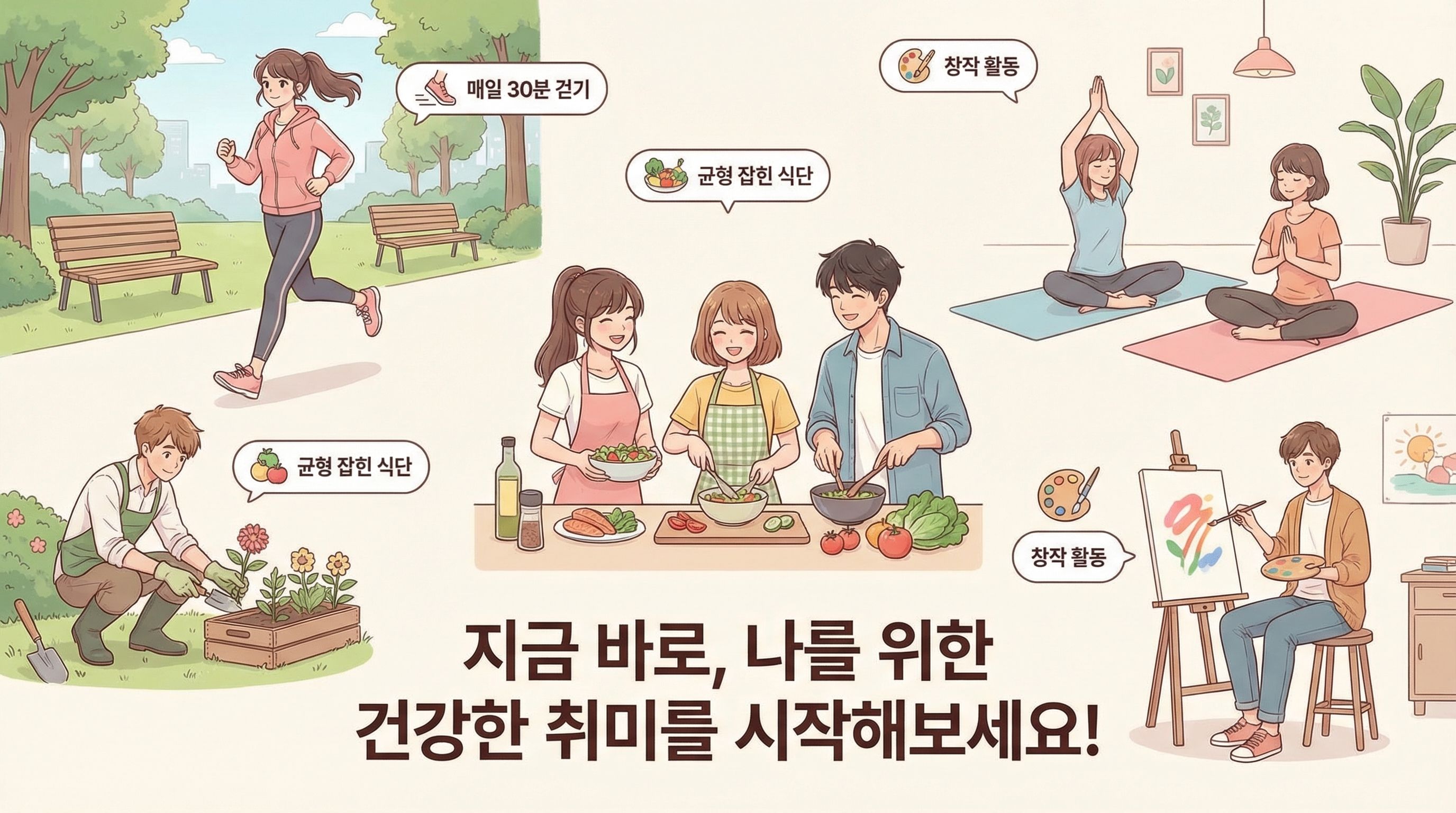 건강한 취미 생활 가이드 관련 건강 정보