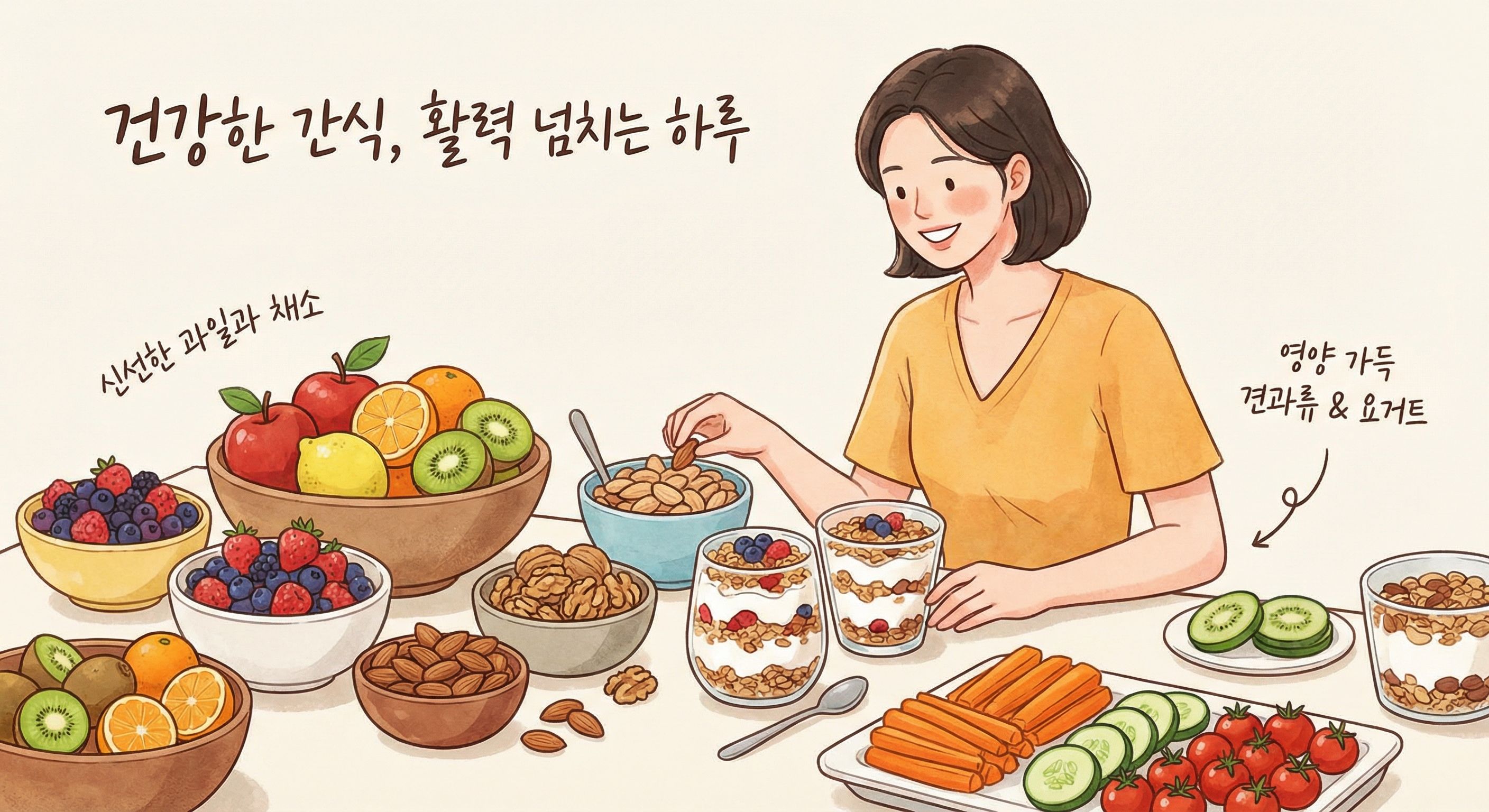 건강 간식 추천: 혈당 스파이크 없이 즐기는 똑똑한 식단 관련 이미지 1