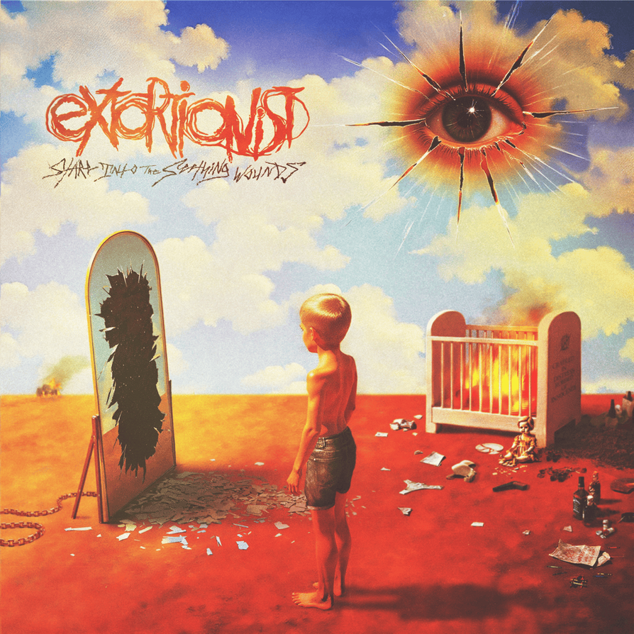 Stare Into The Seething Wounds - Extortionist - Cover