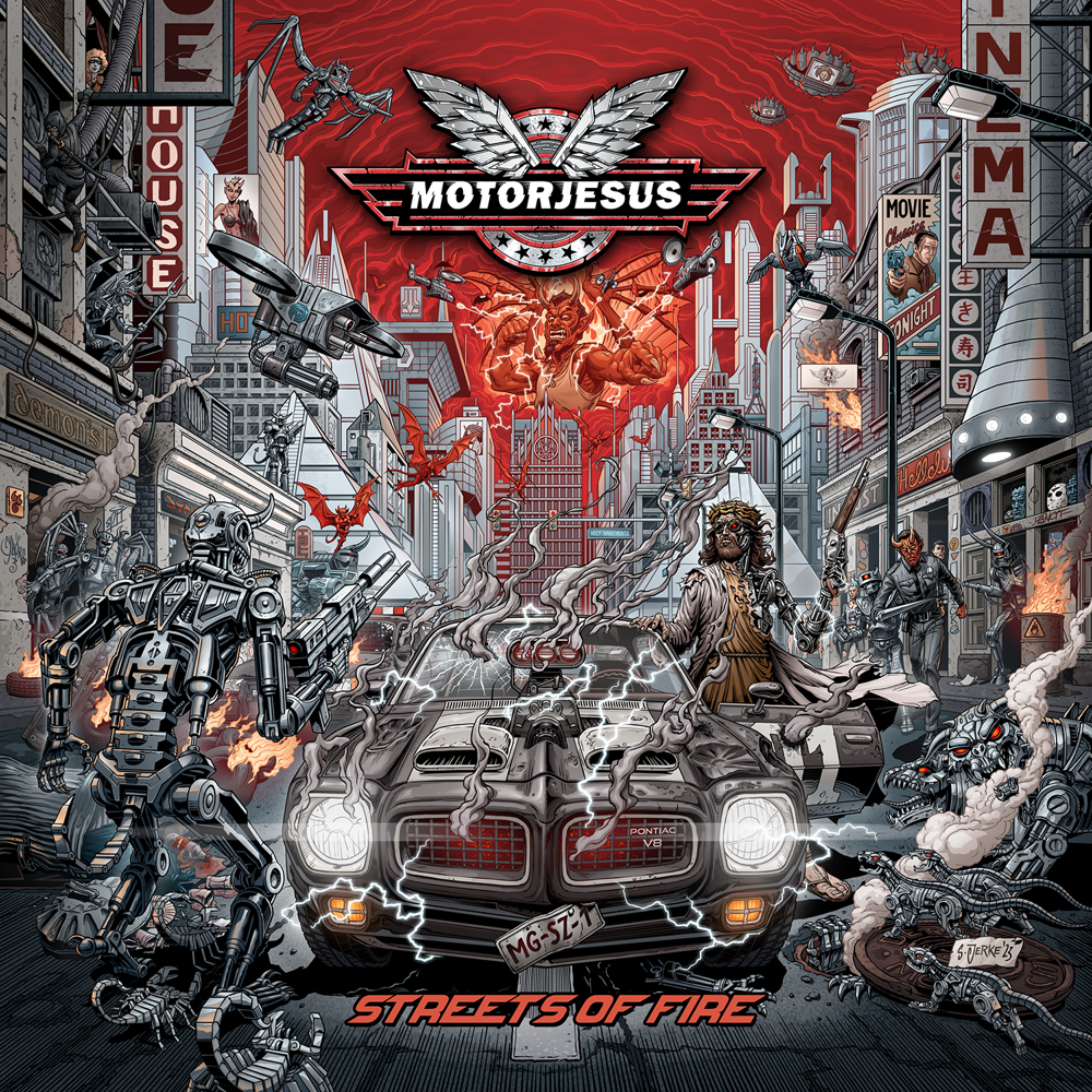 Streets Of Fire - Motorjesus - Cover