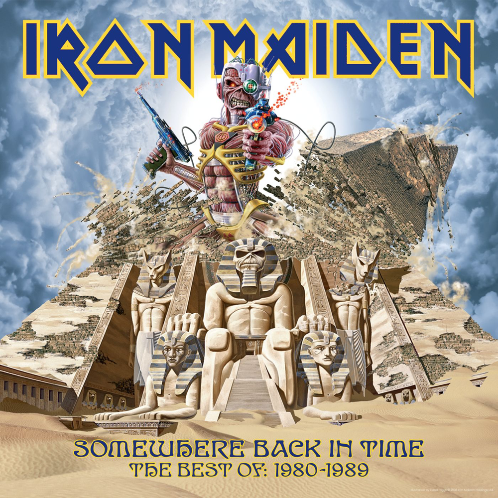 Somewhere Back In Time (The Best of 1980-1989) - Iron Maiden - Cover