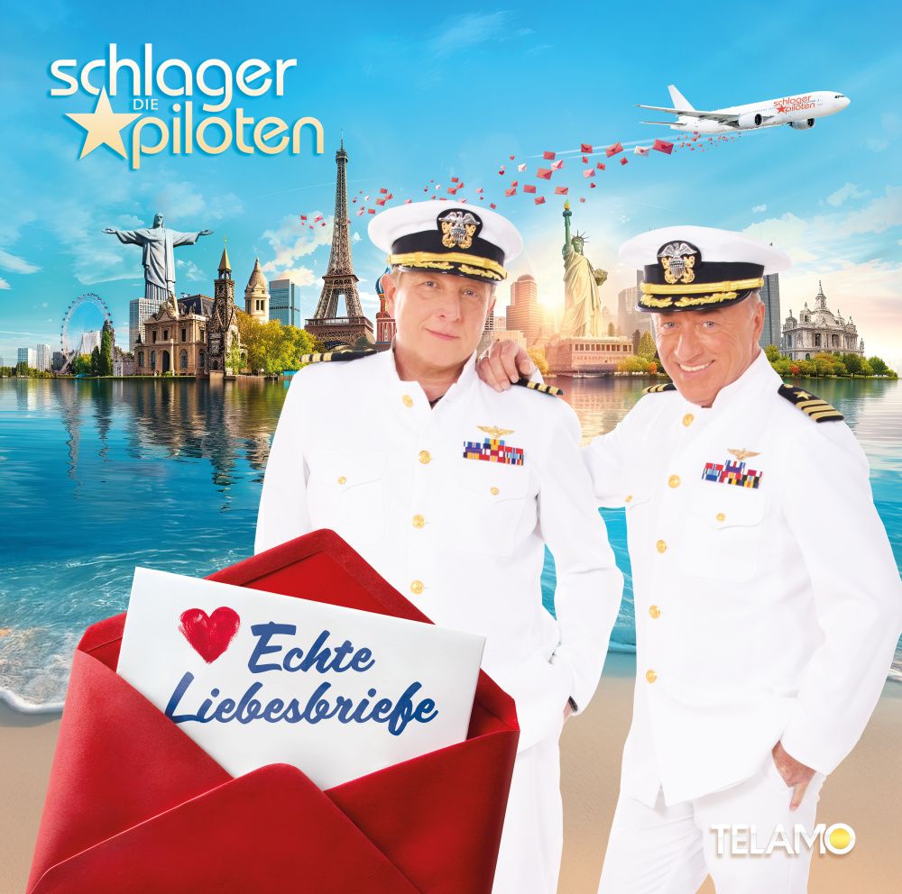 Echte Liebesbriefe - Die Schlagerpiloten - Cover