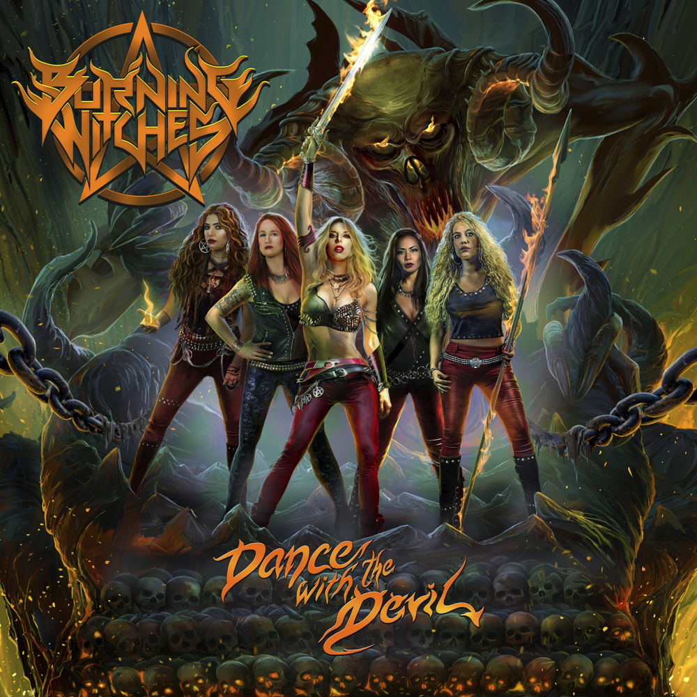 Dance With The Devil - Burning Witches - Cover