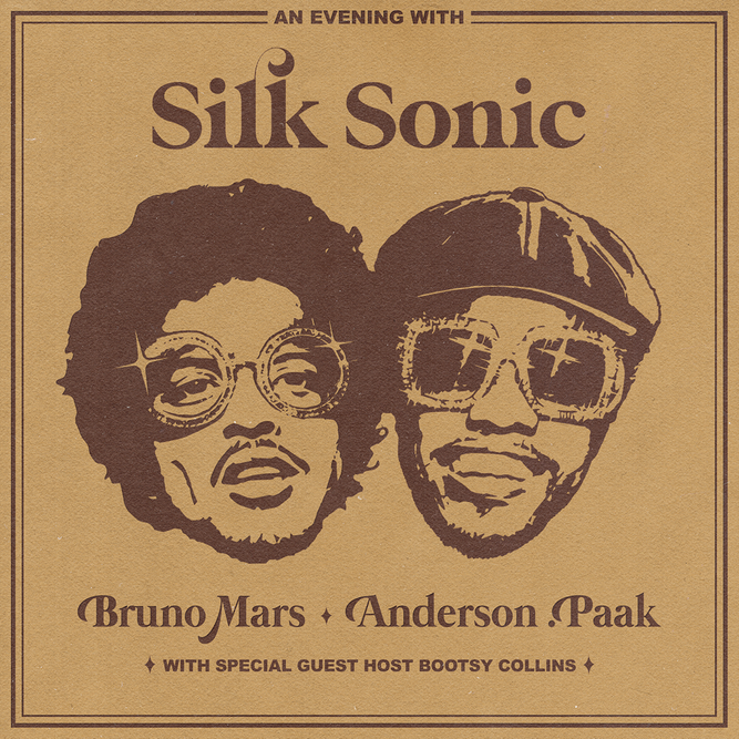 An Evening With Silk Sonic - Anderson Paak & Bruno Mars - Cover