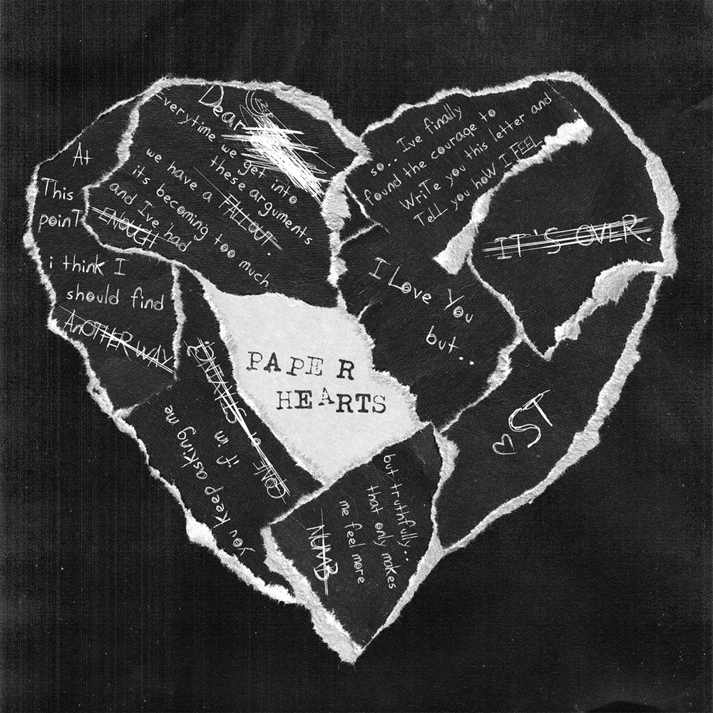 Paper Hearts - Sleep Theory - Cover