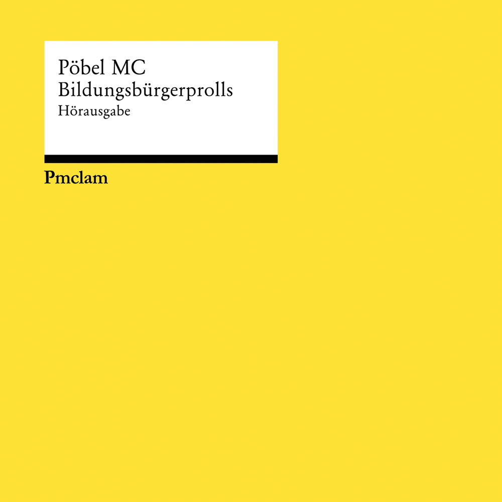Bildungsbürgerprolls - Pöbel MC - Cover