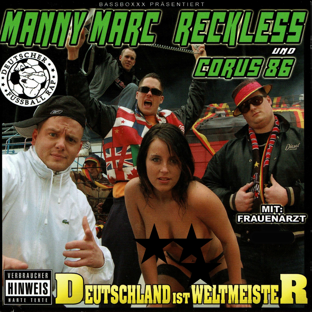 Deutschland ist Weltmeister - Manny Marc & DJ Reckless & Corus 86 - Cover