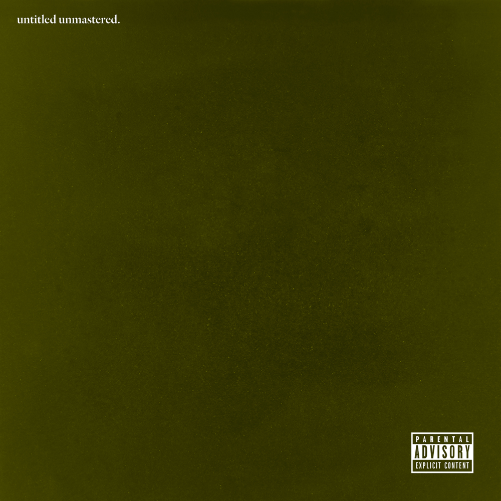 Untitled Unmastered - Kendrick Lamar - Cover