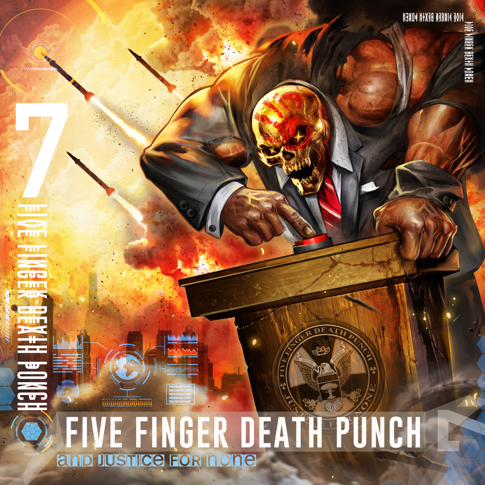 And Justice for None - Five Finger Death Punch - Cover