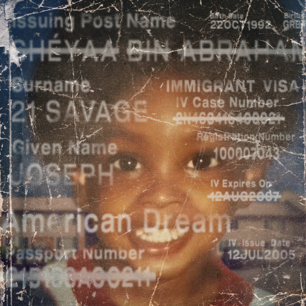 American Dream - 21 Savage - Cover