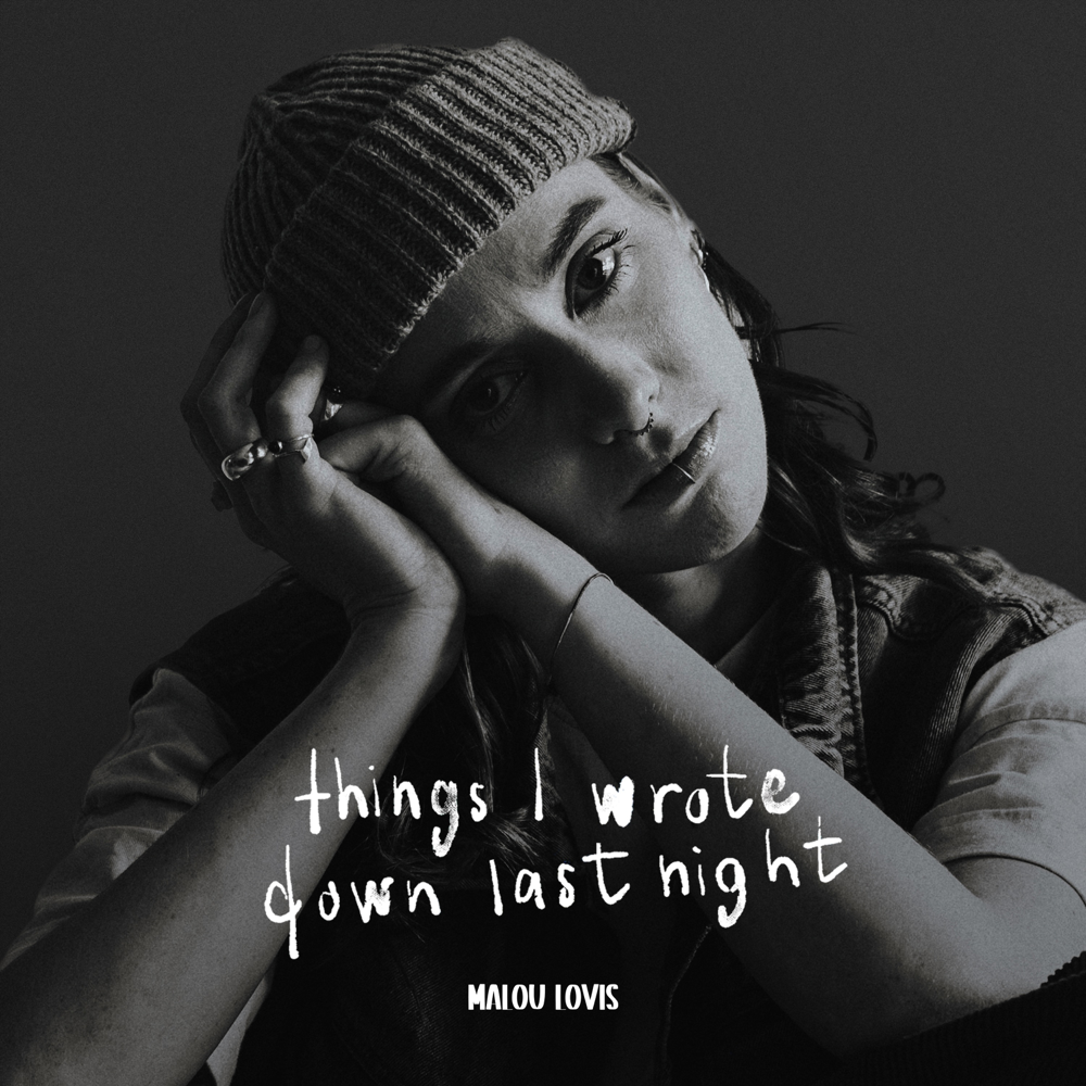 Things I Wrote Down Last Night - Malou Lovis - Cover