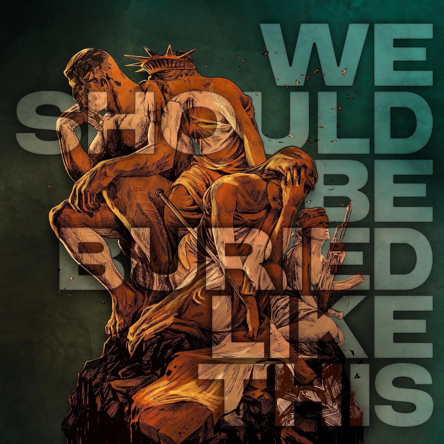 We Should Be Buried Like This - Bloodred Hourglass - Cover