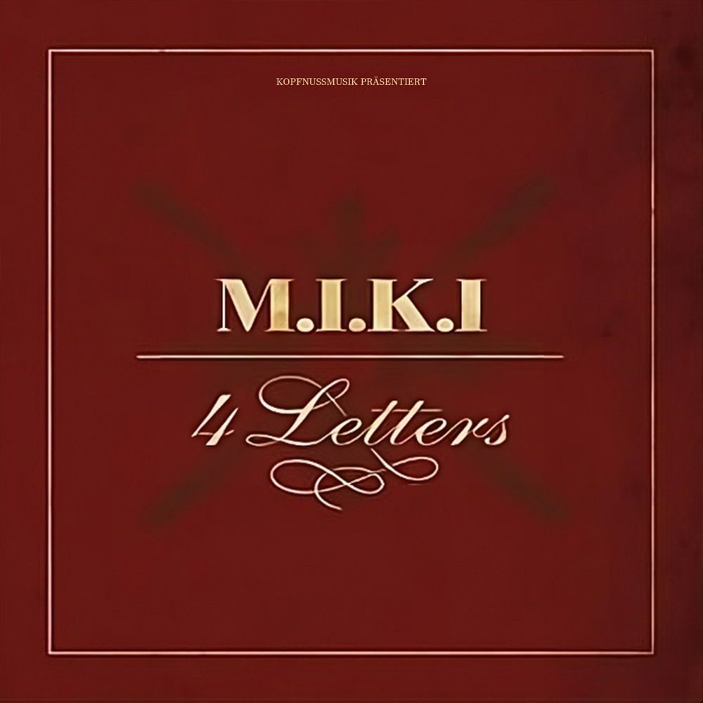 4 Letters EP - M.I.K.I. - Cover
