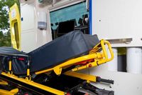 Road ambulance interior