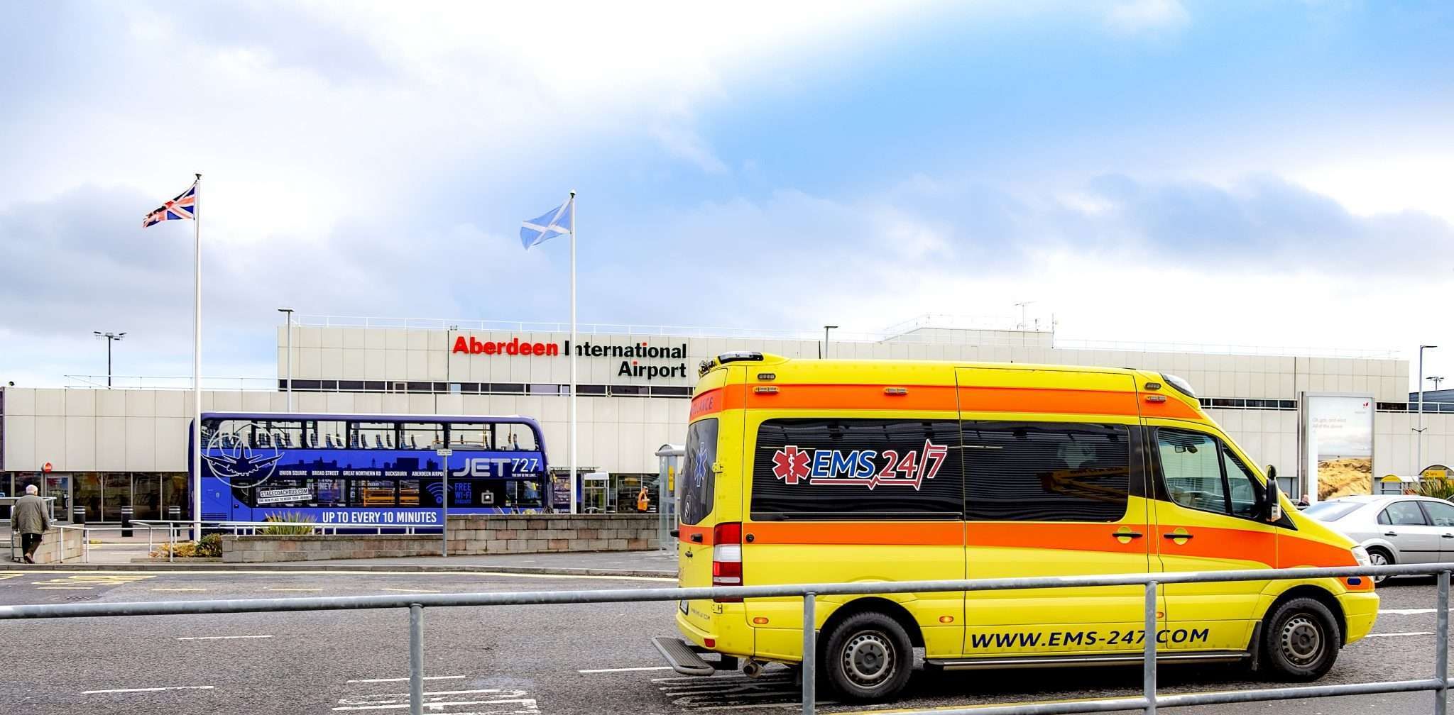 A medical repatriation by road ambulance – Athens to Aberdeen