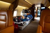 Air ambulance inside