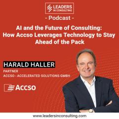 Ep. 80 - AI and the Future of Consulting: How Accso Leverages Technology to Stay Ahead of the Pack - with Harald Haller