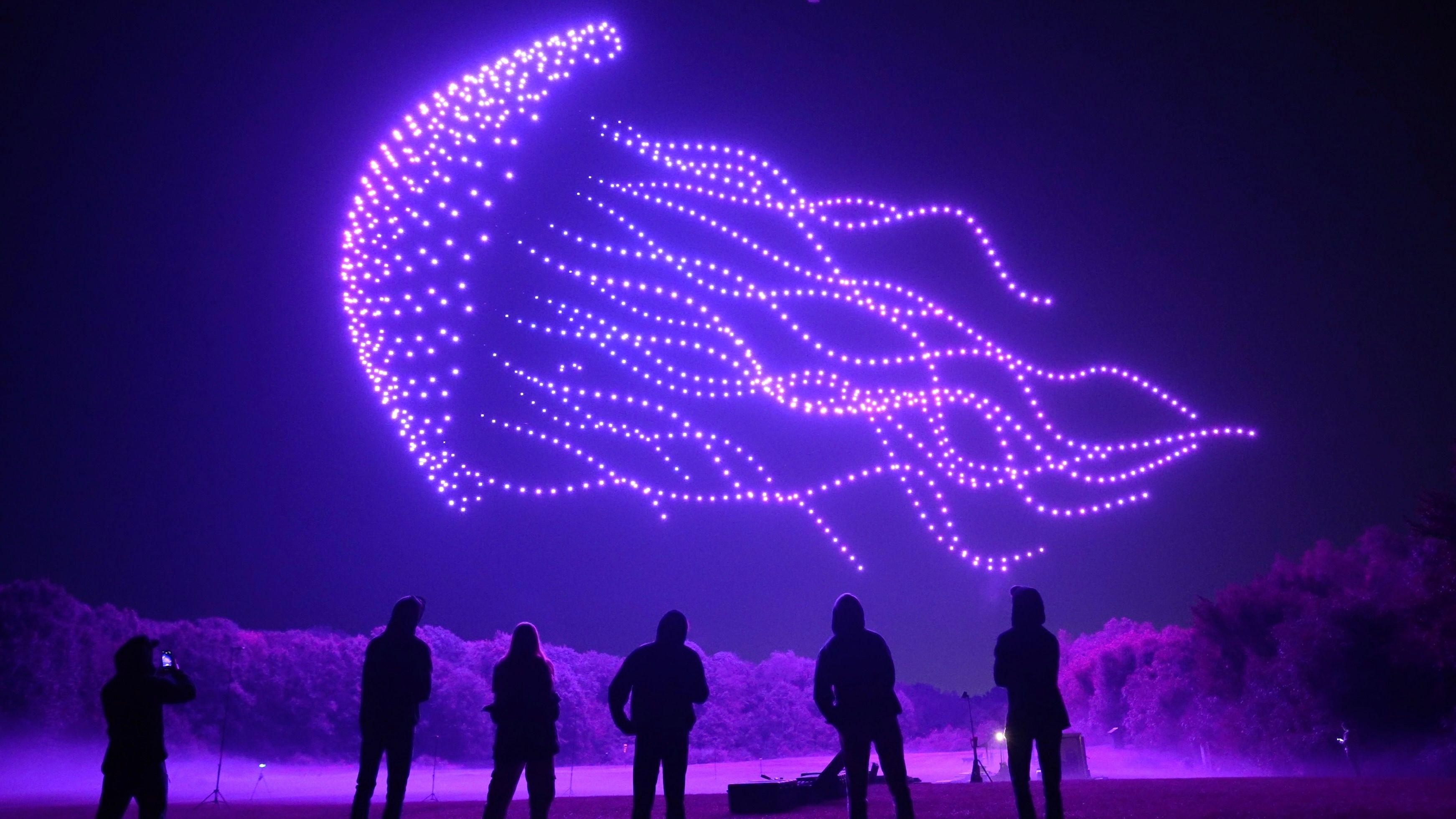 Firefly Drone Shows | U.S. Drone Light Show Gallery