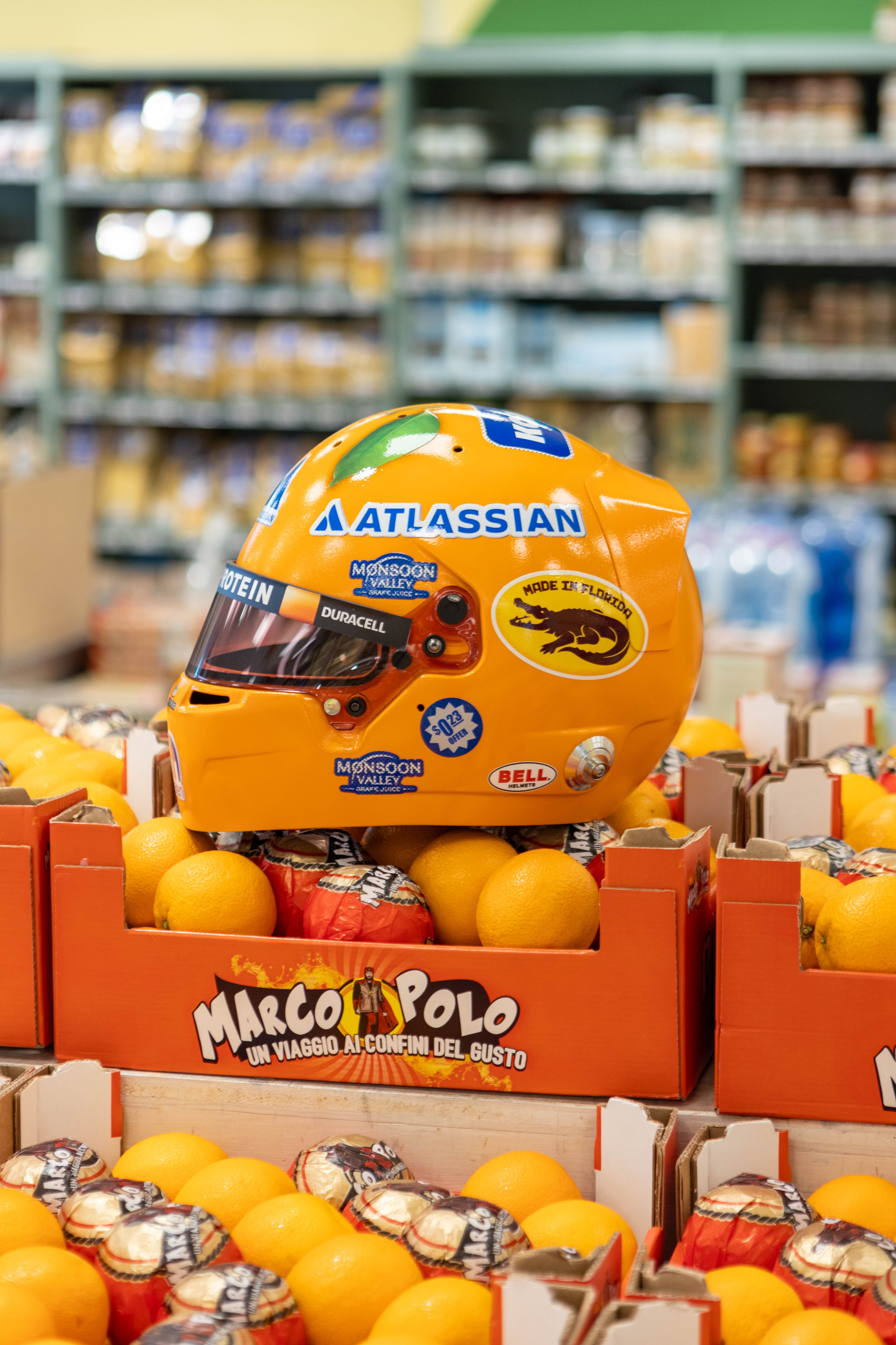 Celebrate P5 with 5% off Alex's Miami GP mini helmet! | Alex Albon