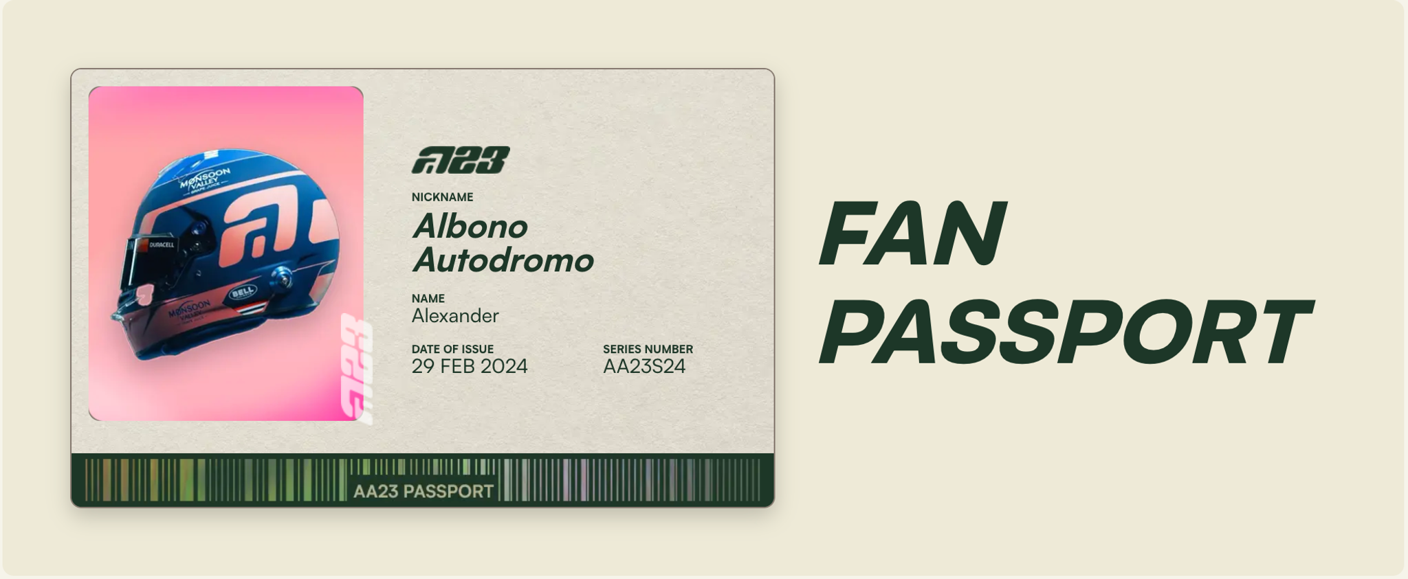 Get to know: the Fan Passport | Alex Albon