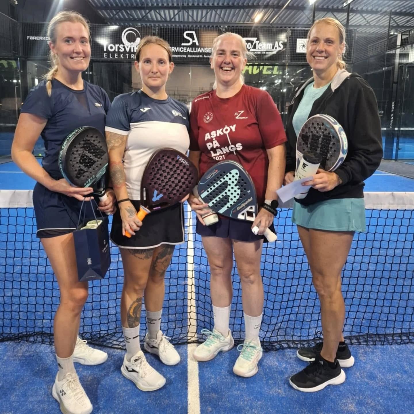 Bilde av vinnere i dameklassen